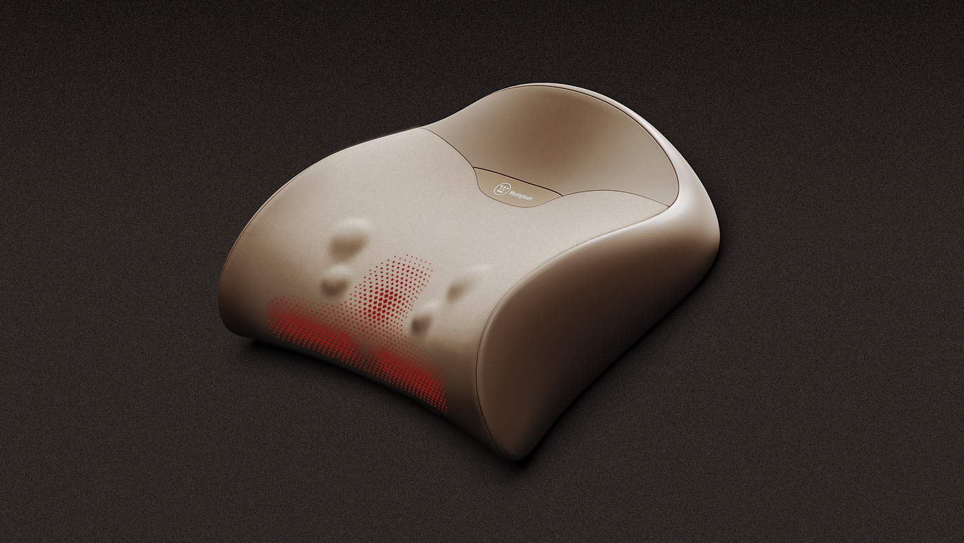 Massager，Massage pillow，Sleeping Pillow，industrial design，Design services，Personal care，pillow，