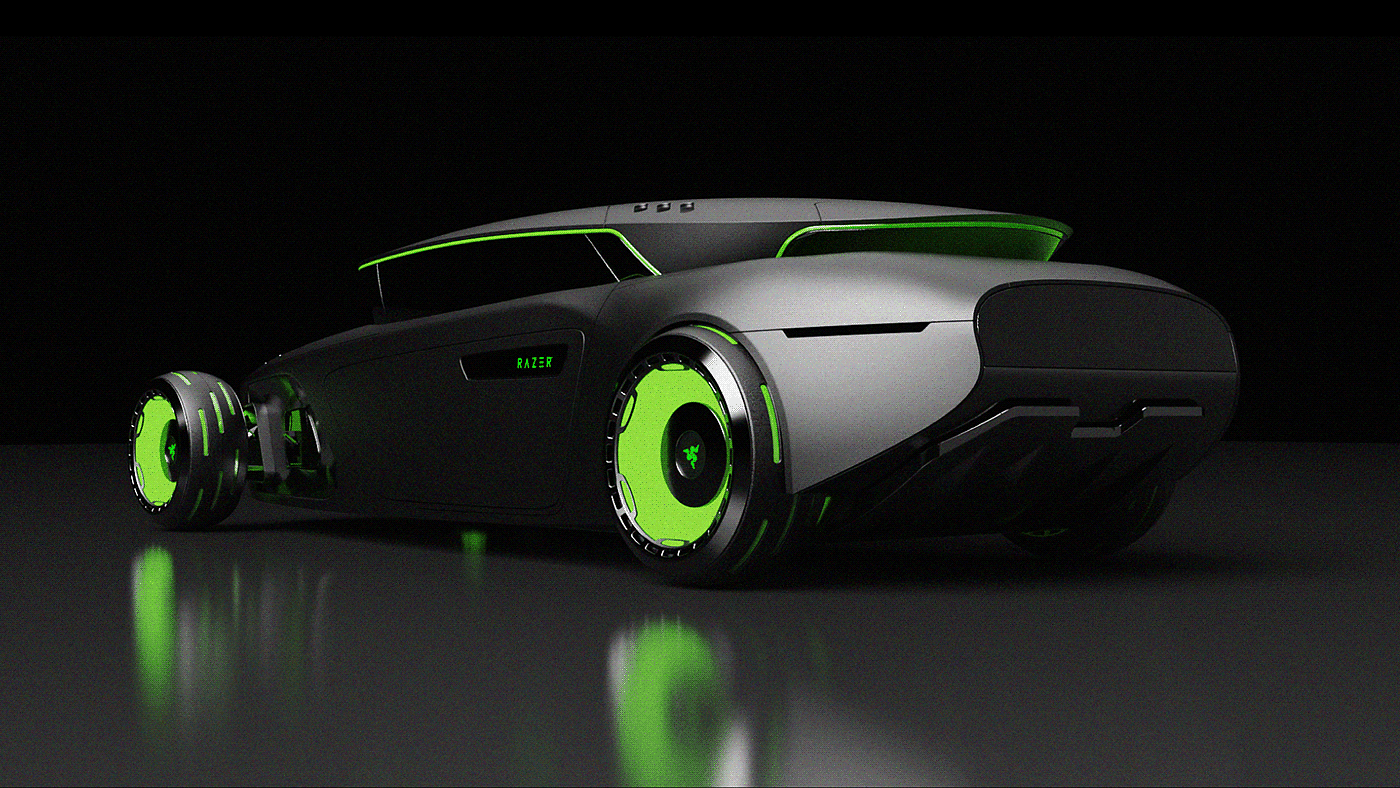 Sense of future，Concept Car，Unique design，Thunder snake，conceptual design，