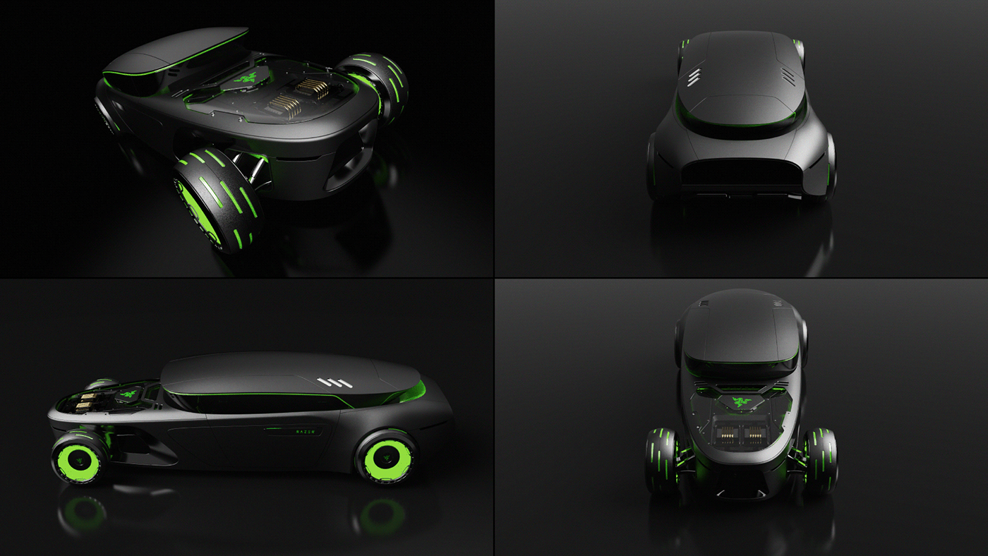 Sense of future，Concept Car，Unique design，Thunder snake，conceptual design，