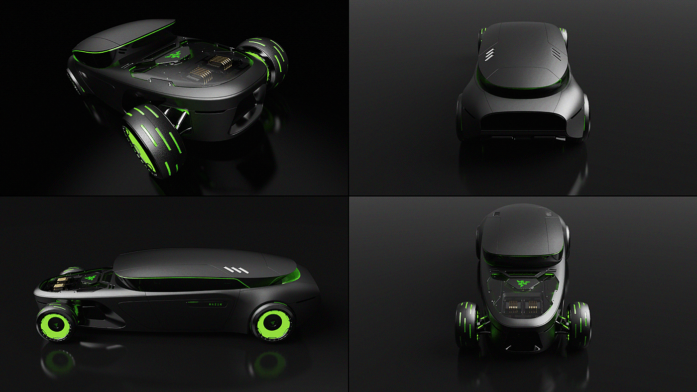 未来感，概念车，独特设计，雷蛇，概念设计，