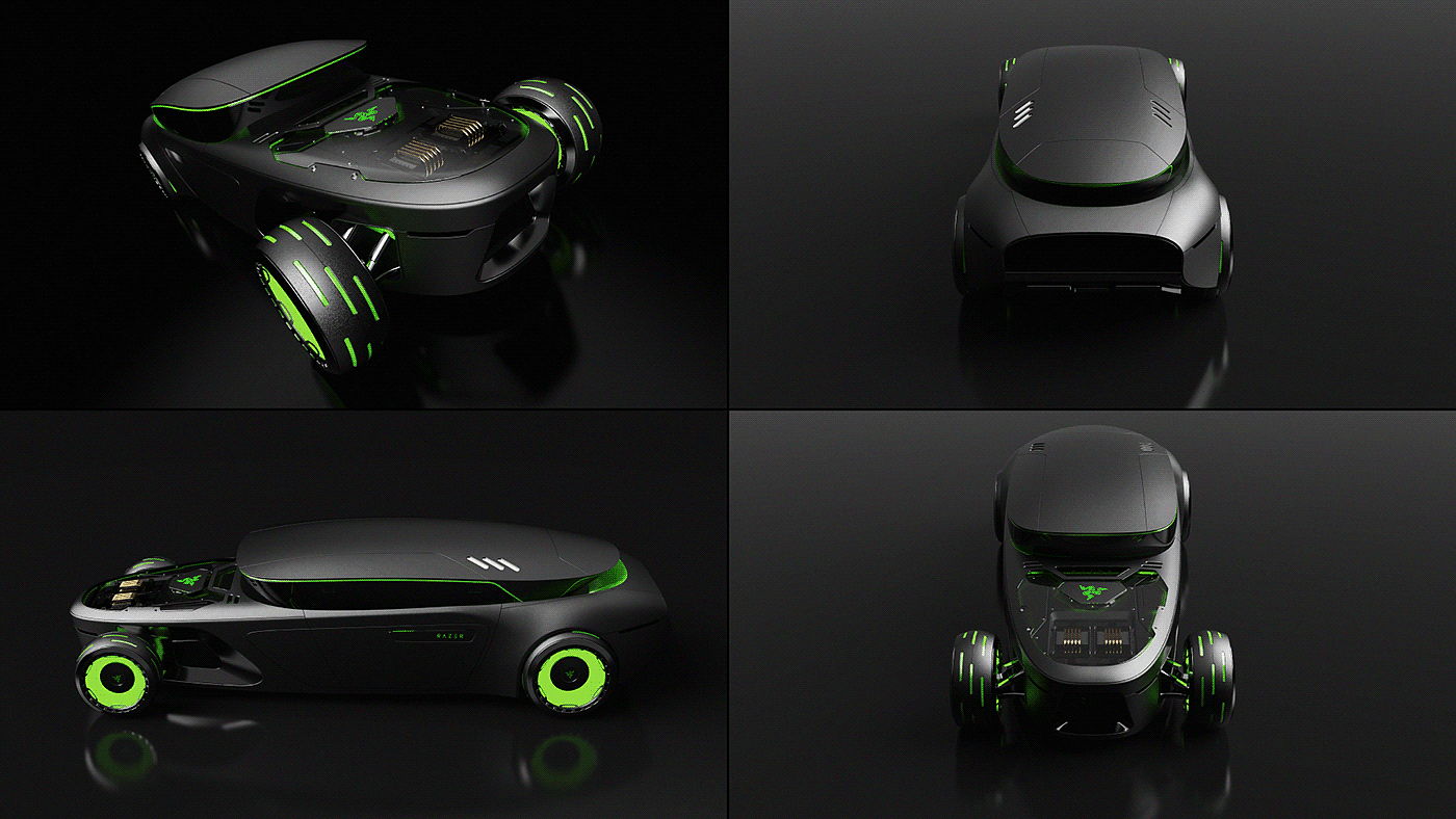 Sense of future，Concept Car，Unique design，Thunder snake，conceptual design，