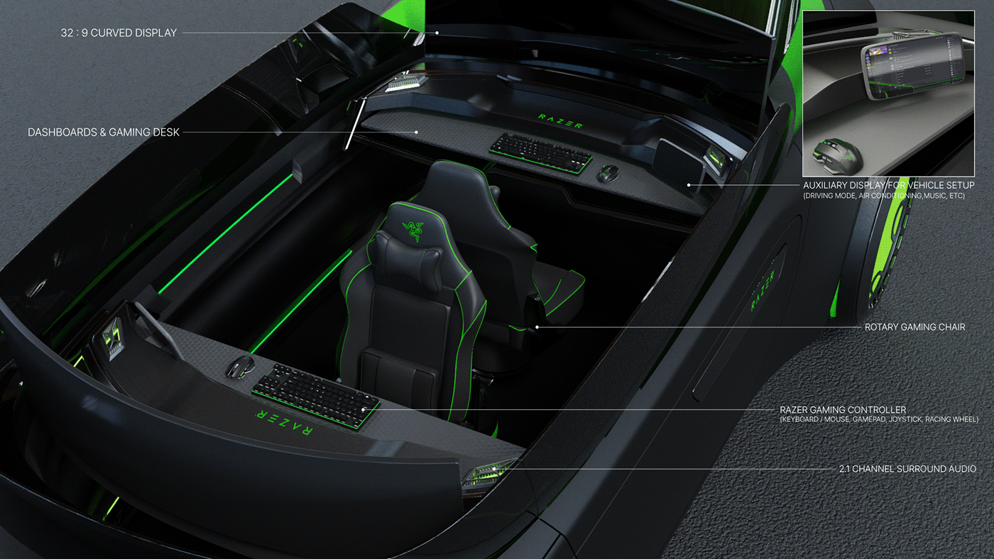 Sense of future，Concept Car，Unique design，Thunder snake，conceptual design，