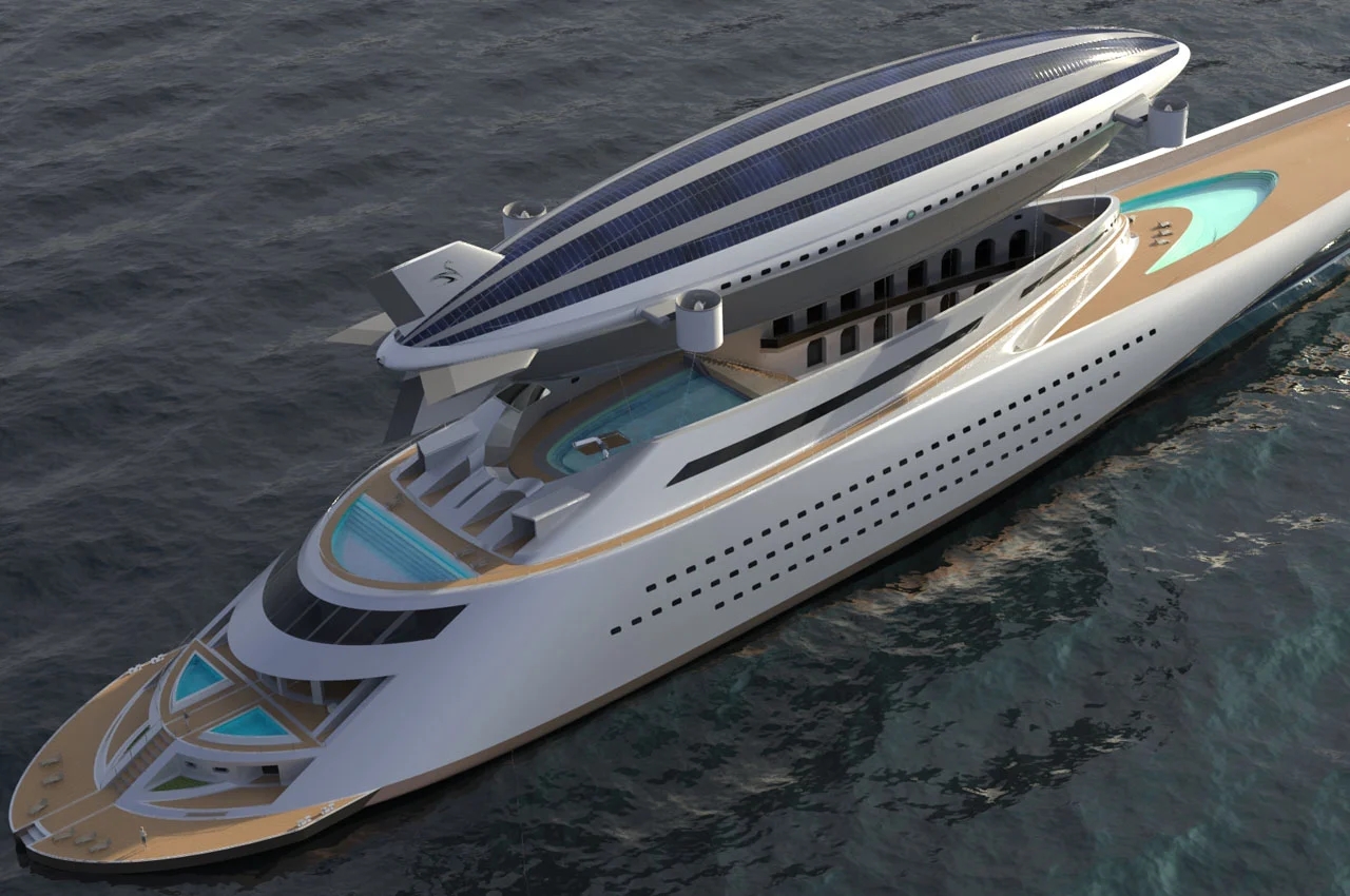 separated airship，Electric engine，Carbon fiber quilting structure，