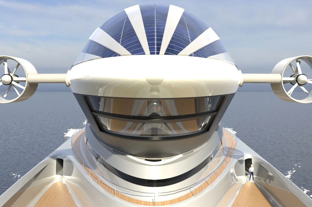 separated airship，Electric engine，Carbon fiber quilting structure，