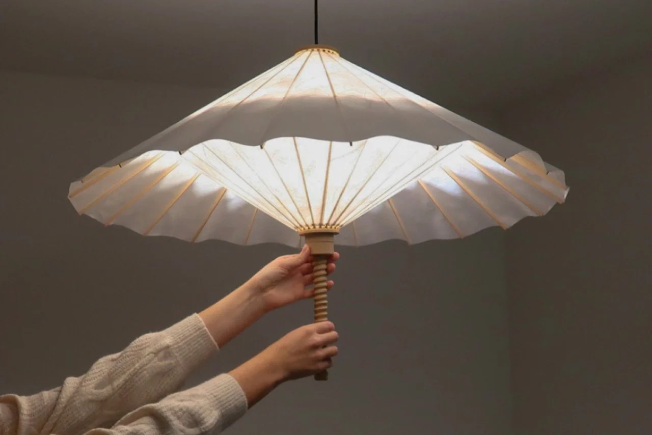 Oriental Minimalist Aesthetics，Umbrella，lamps and lanterns，