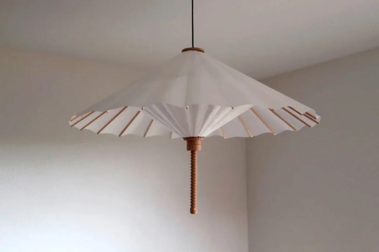 Oriental Minimalist Aesthetics，Umbrella，lamps and lanterns，