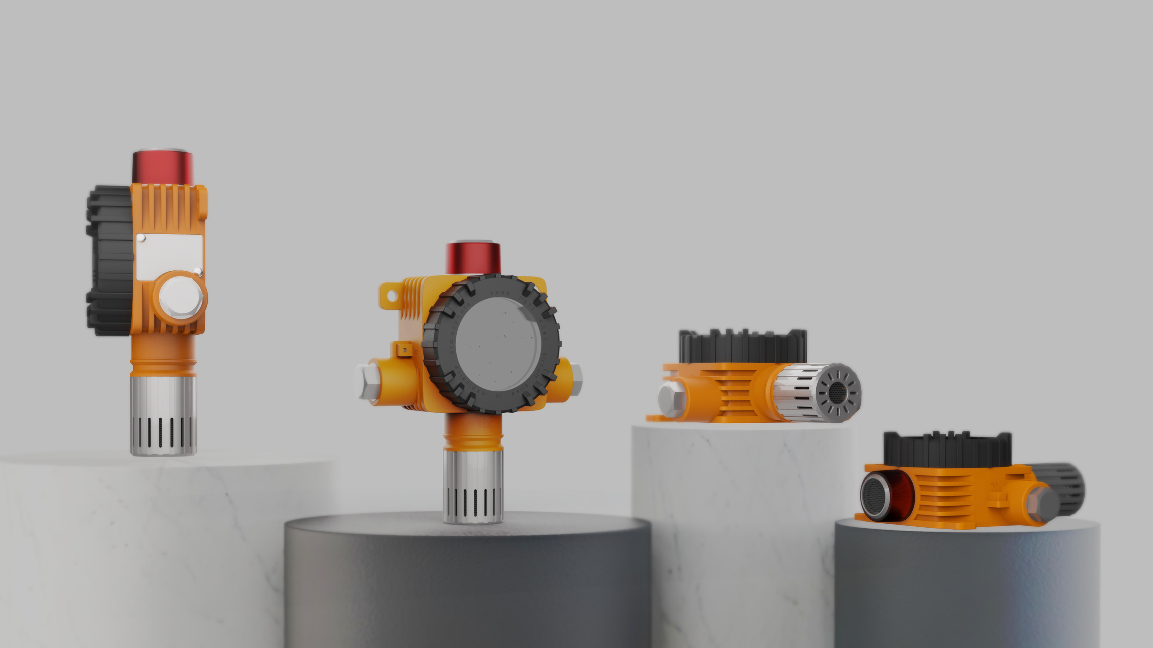 Gas detection，Appearance design，Structural design，Design of gas detector，