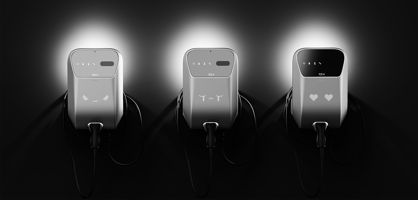 Electric vehicle charging station，KVITTER，EV Charger，