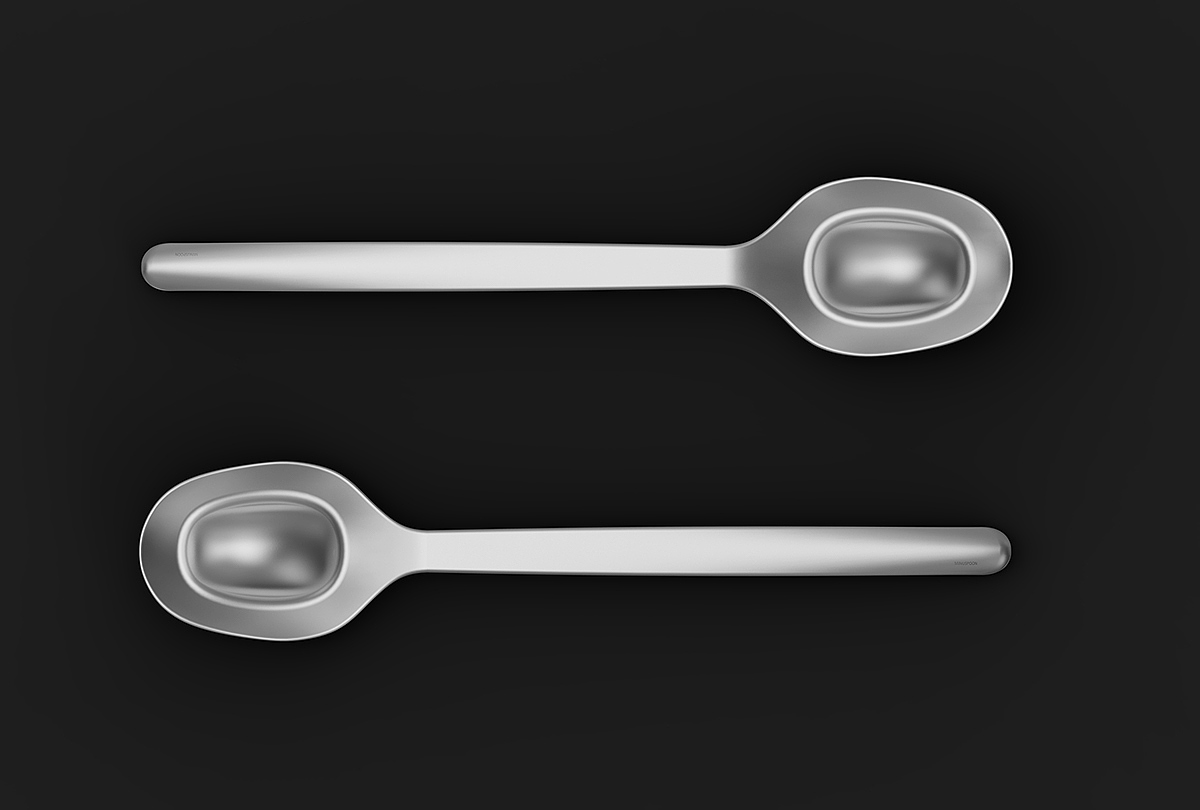 industrial design，product design，tableware，Minuspoon，Spoon，