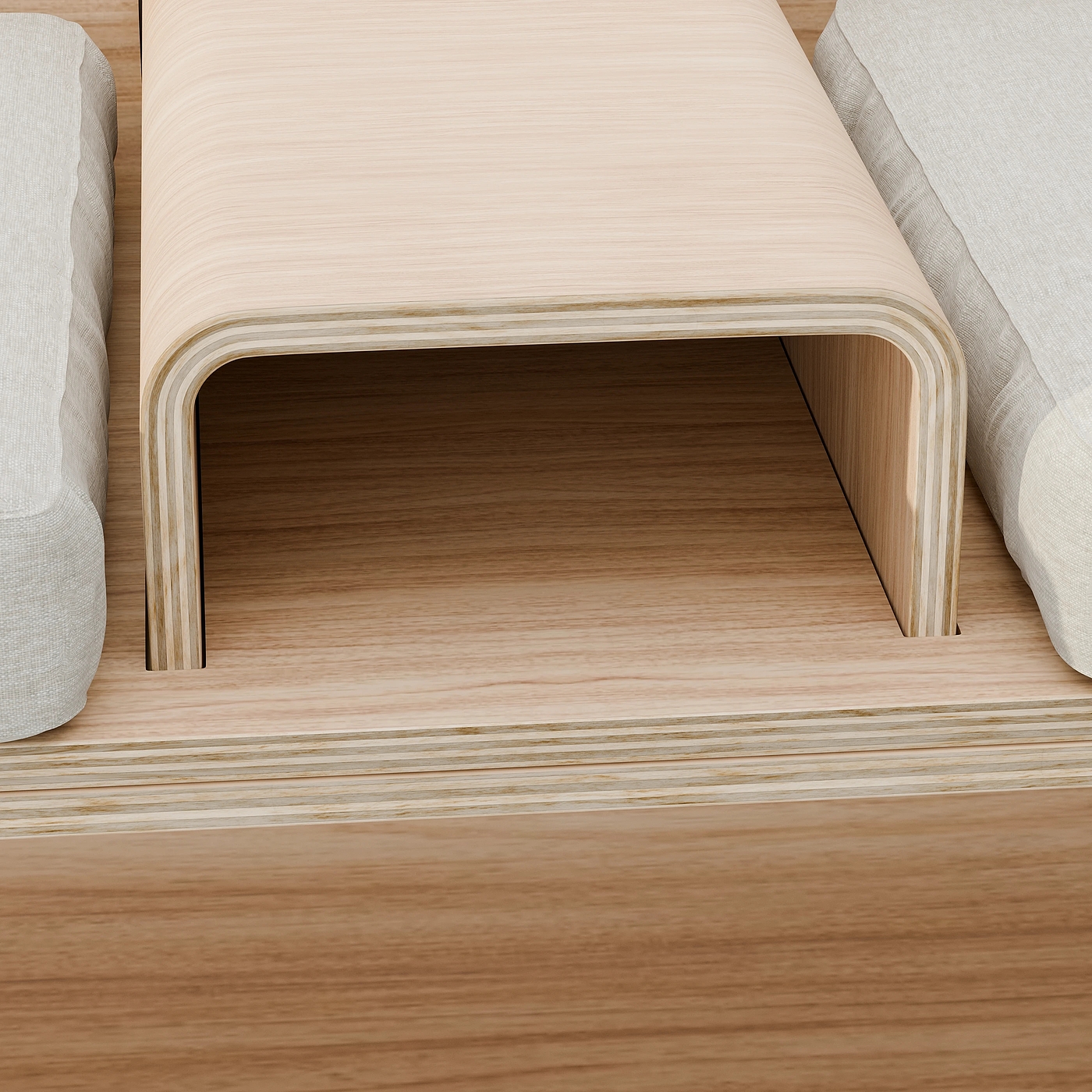 KURVE，furniture，industrial design，wood，