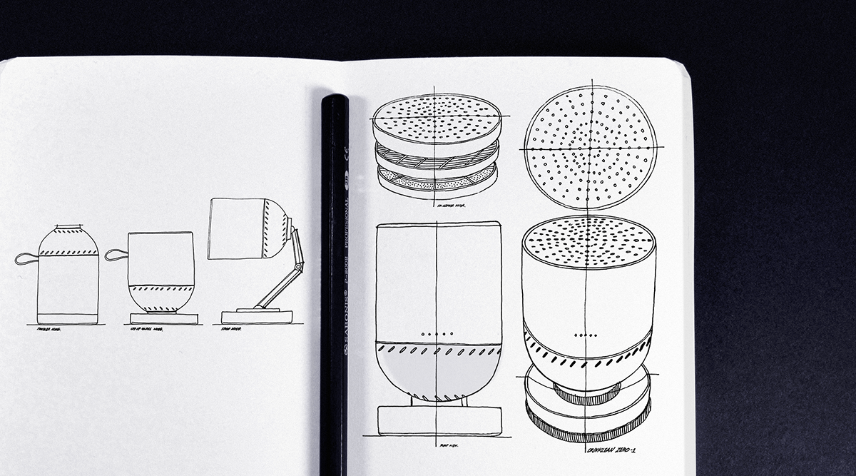 product design，household electrical appliances，air cleaner，drinklean，