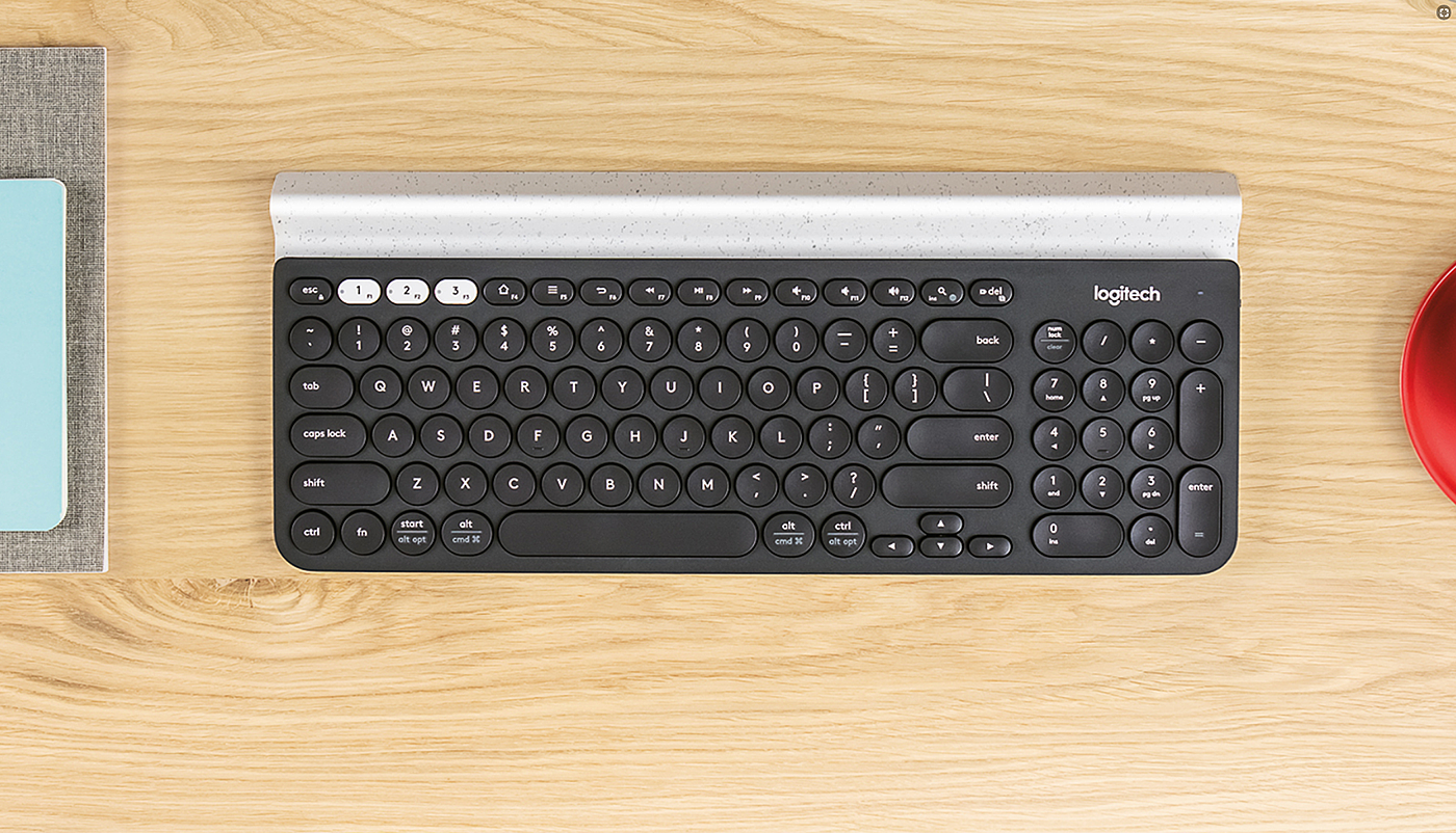 Logitech K780，无线电脑键盘，2017红点，