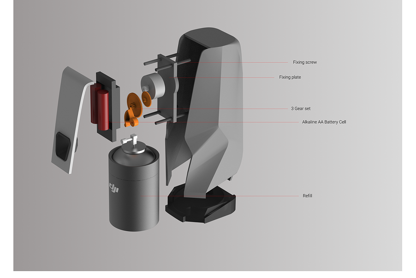 DJI MYST，家居用品，创意，大疆室内空气清新剂，