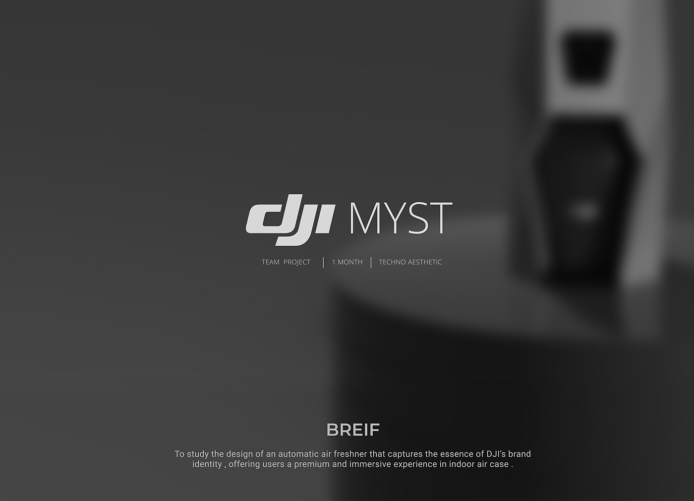 DJI MYST，Housewear & Furnishings，originality，Dajiang indoor air freshener，