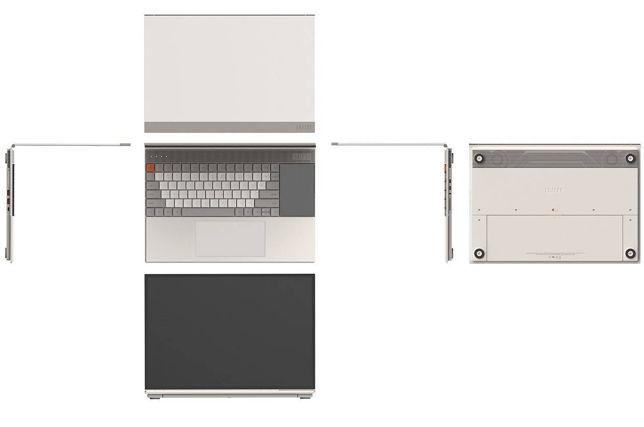 Notebook computer，Digital，electronic product，Retro style，