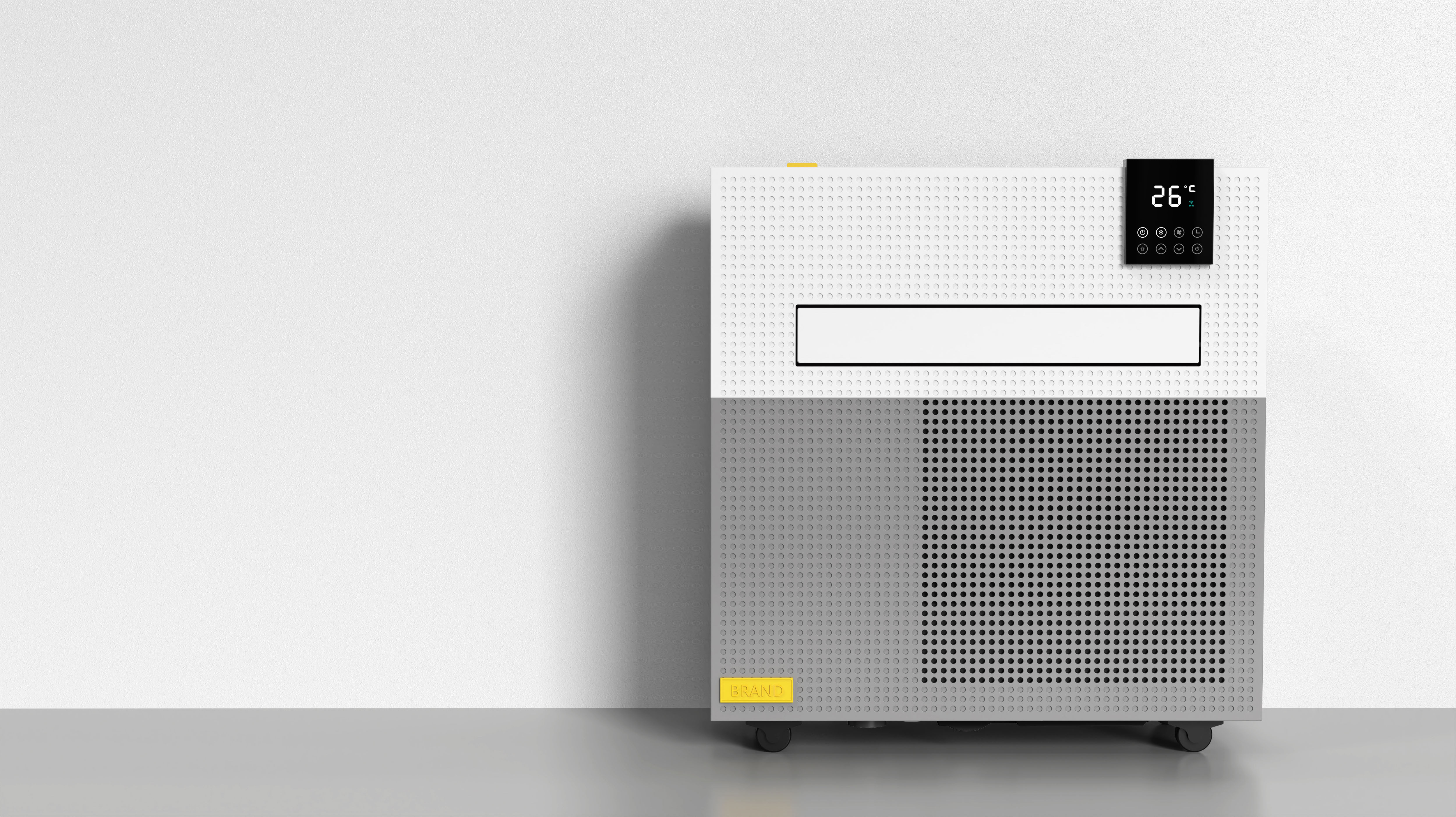 Mobile air conditioner，Household Electric Appliances，Japan，Simplicity，Wall hanging，clean，industrial design，