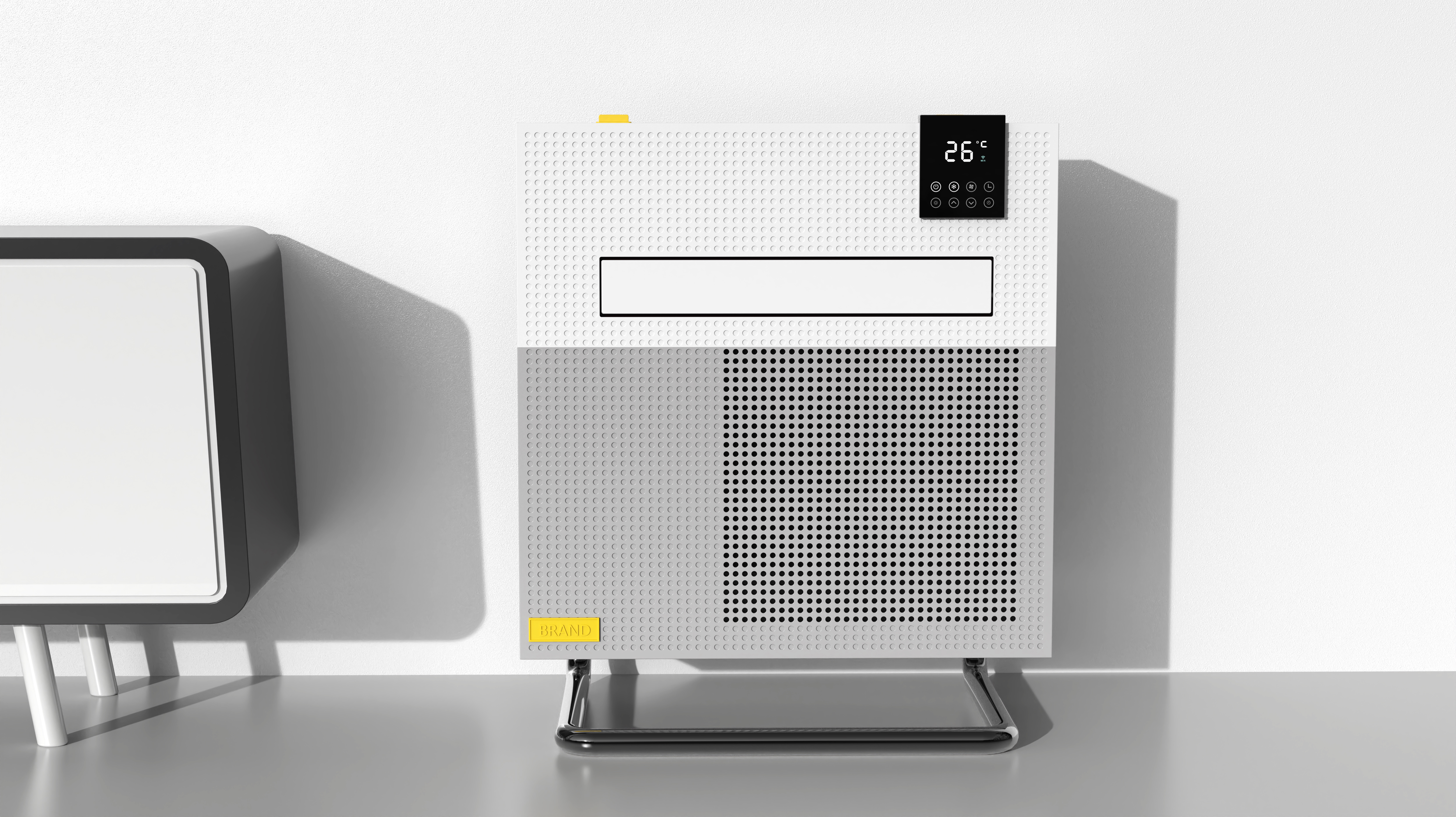 Mobile air conditioner，Household Electric Appliances，Japan，Simplicity，Wall hanging，clean，industrial design，