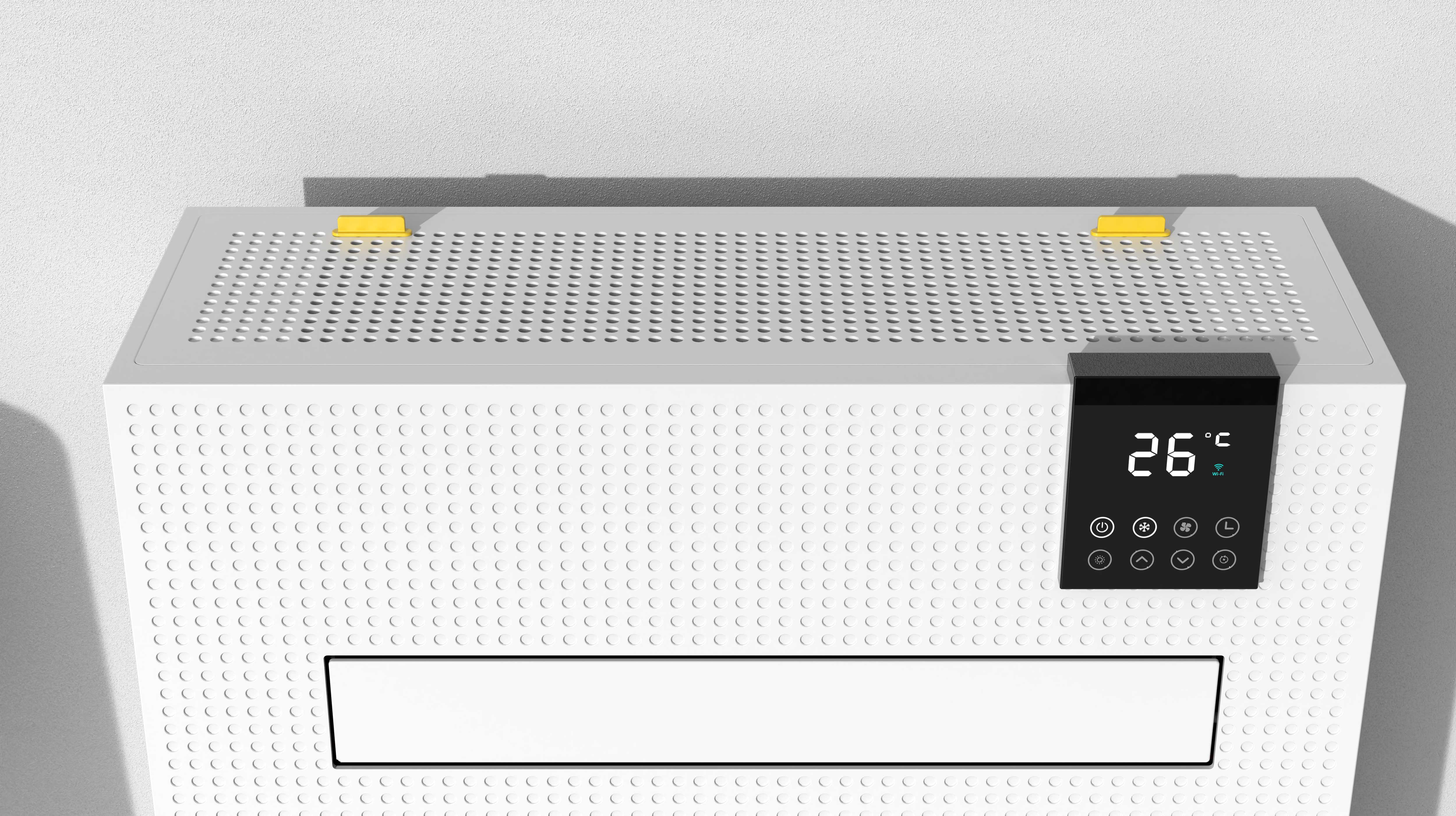 Mobile air conditioner，Household Electric Appliances，Japan，Simplicity，Wall hanging，clean，industrial design，