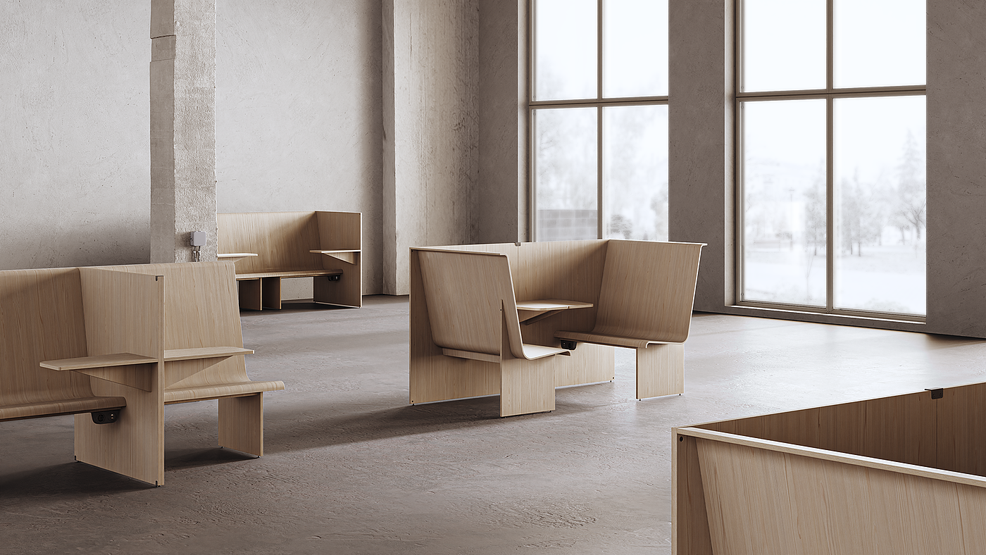 cubicle，Design，Art，furniture，Simplicity，