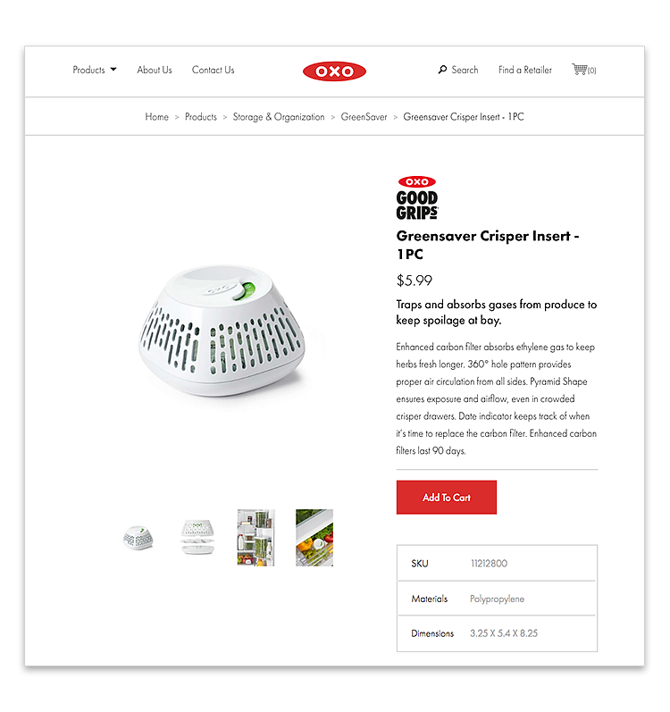 Greensaver，oxo，Fresh keeping box，