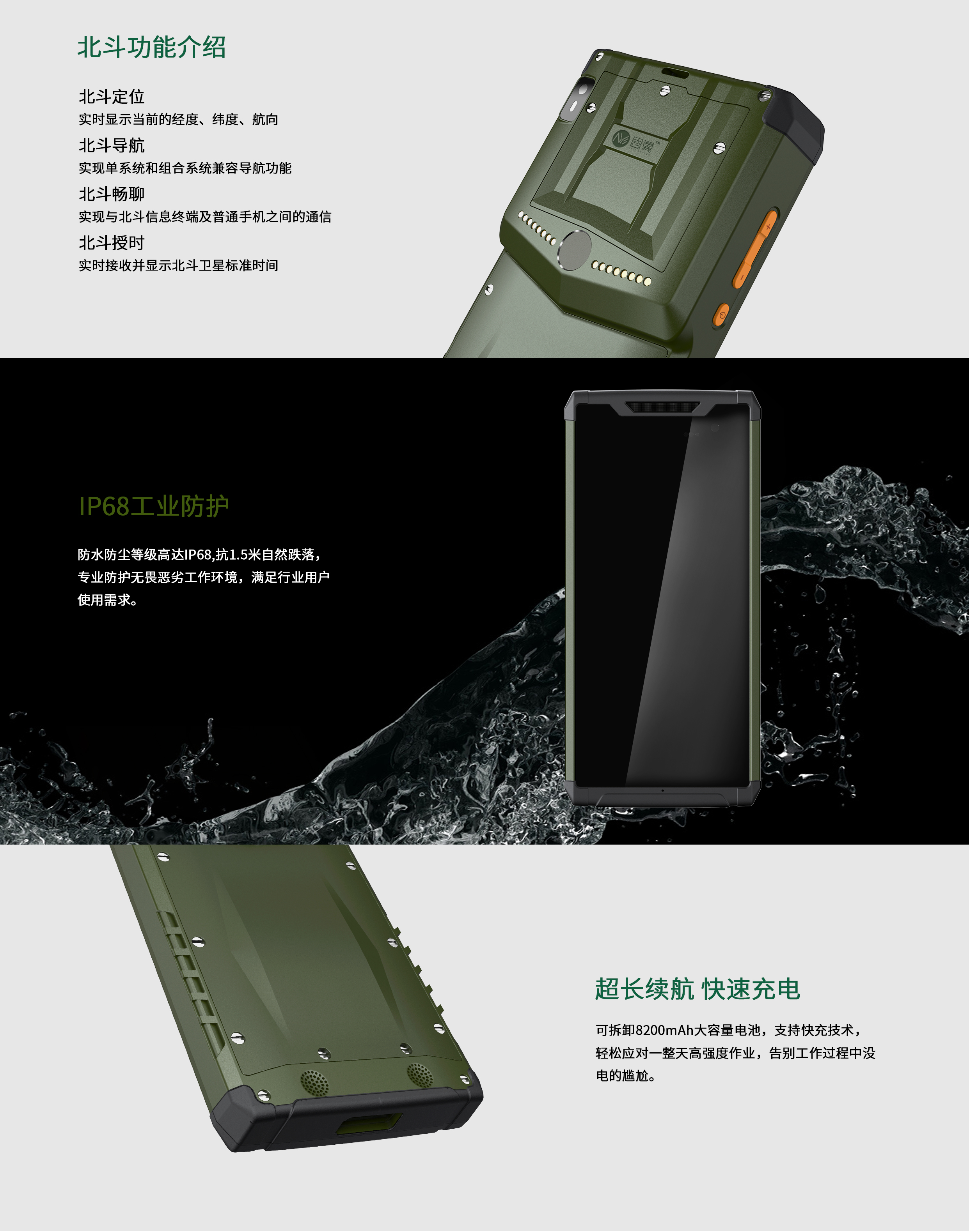 instrument，hold，mobile phone，Three prevention equipment，