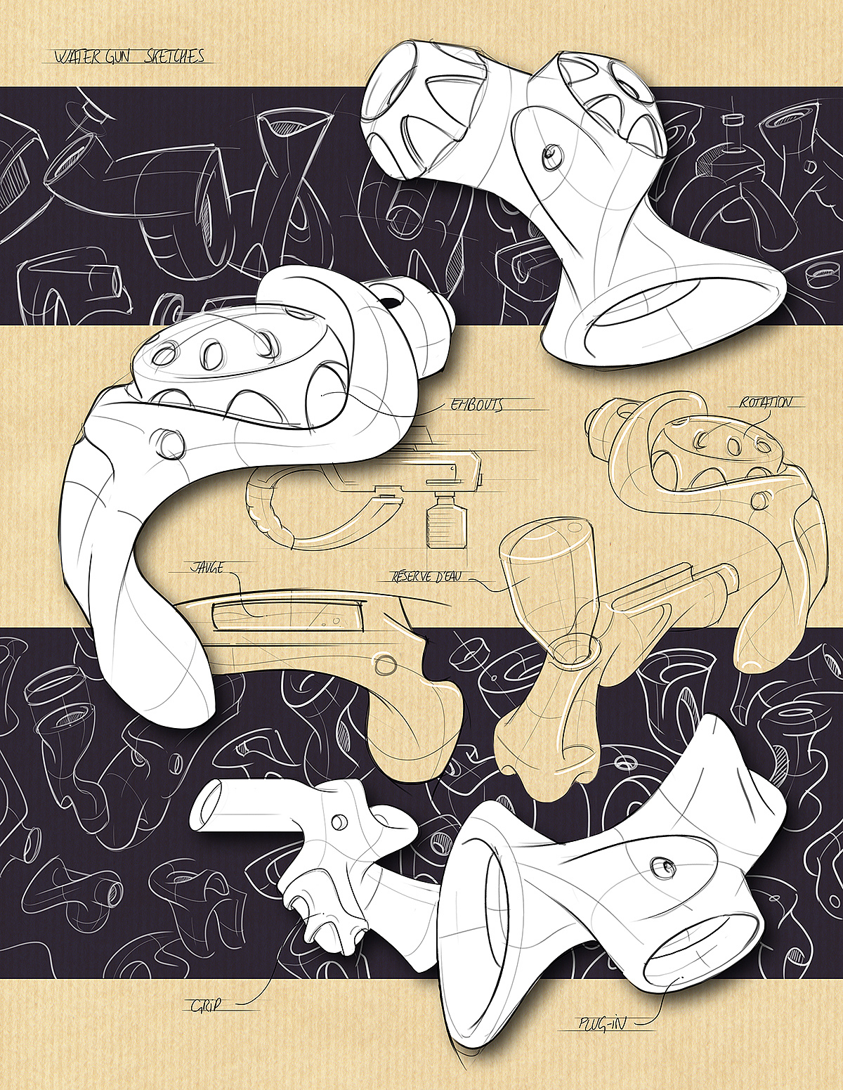 industrial design，product design，Hand drawn，design sketch，