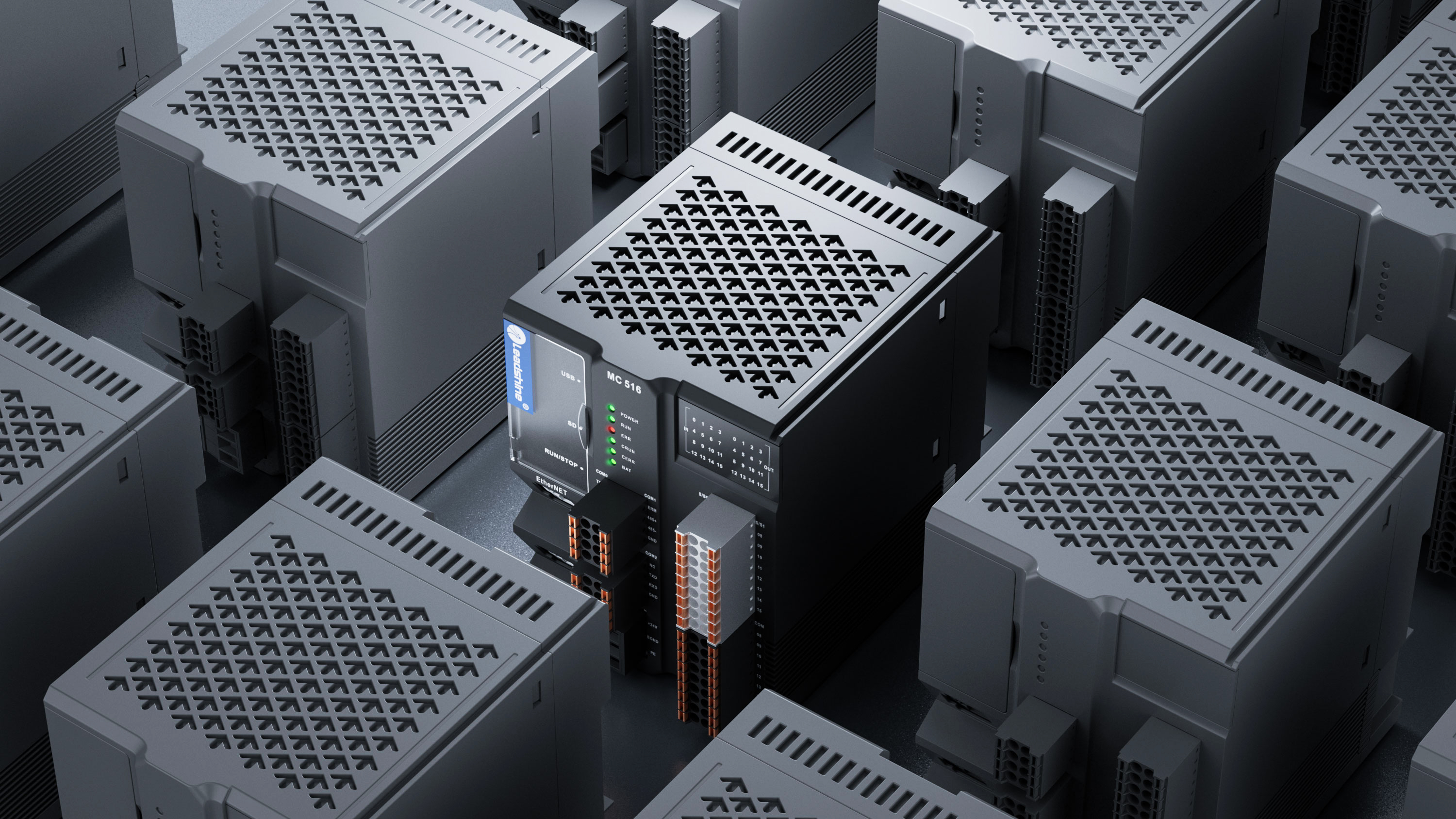 PLC controller design，Controller design，PLC controller，industrial design，product design，Product definition，
