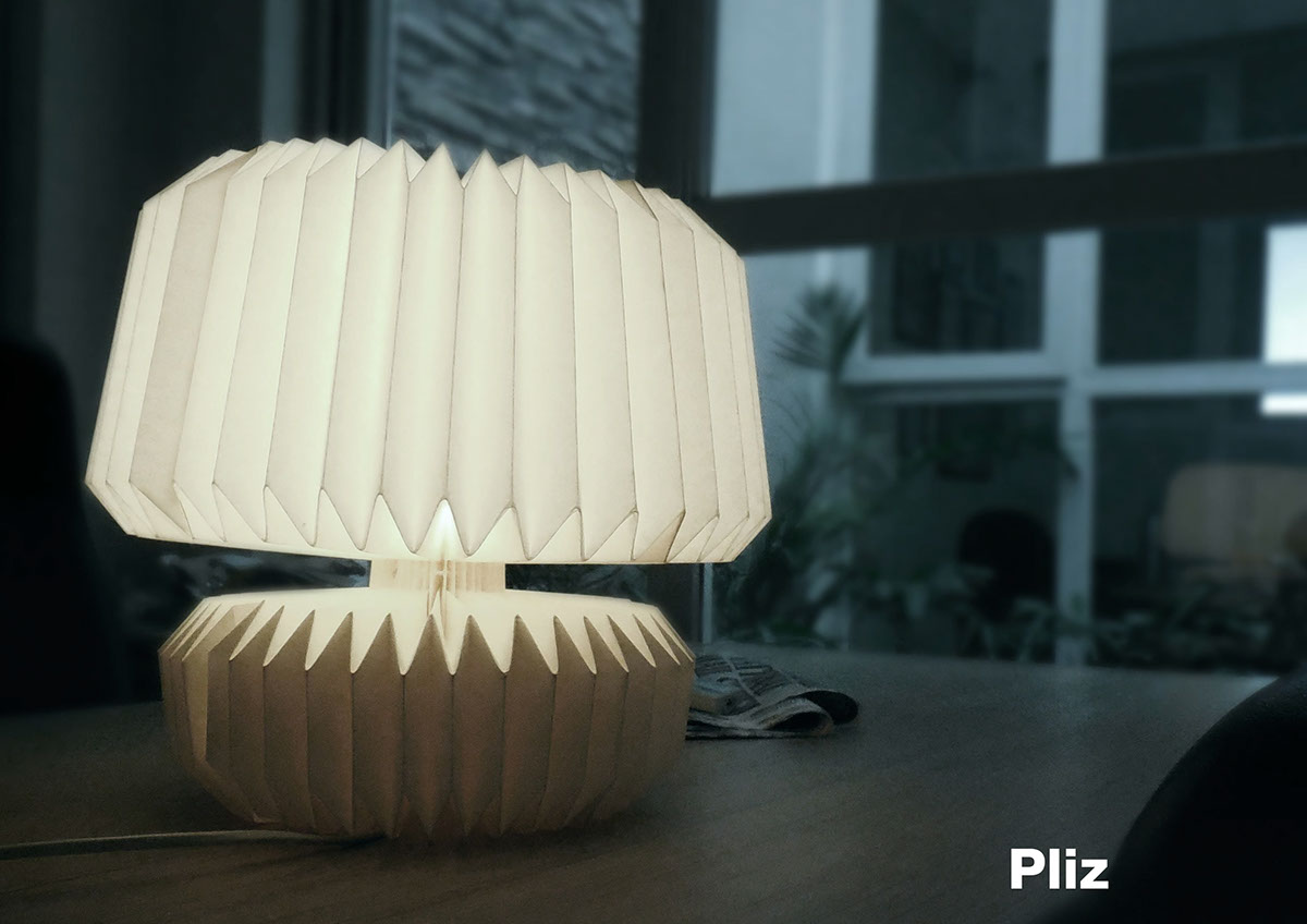 Paper lamps，furniture，Lighting，product design，