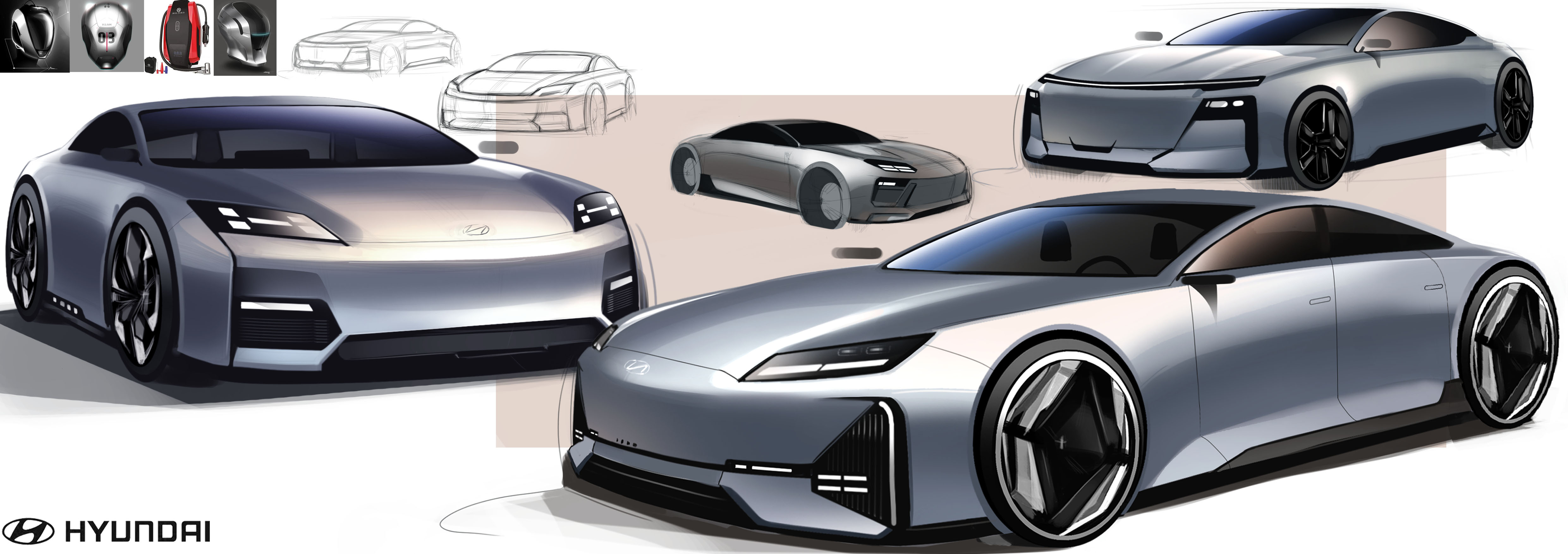 Automobile design，Automobile exterior decoration design，car，cardesign，Hand drawn，