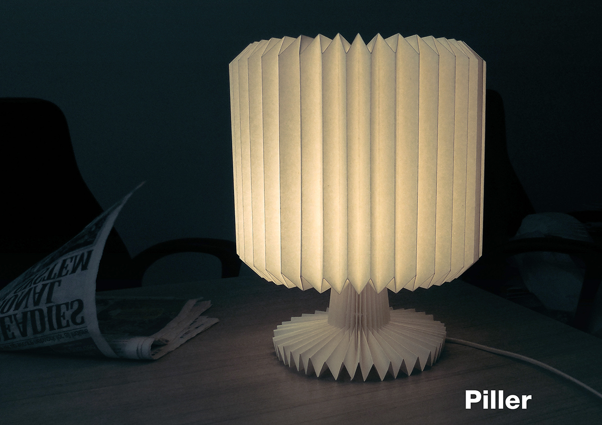 Paper lamps，furniture，Lighting，product design，