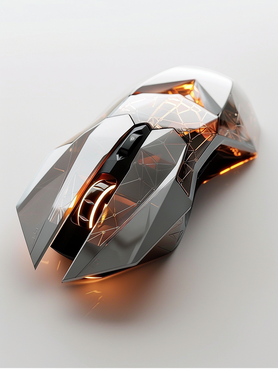 mouse，AIGC，Love the light bulb，Sports car, Lamborghini，transparent，