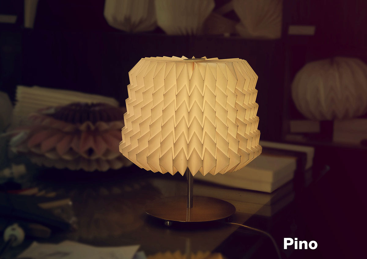 Paper lamps，furniture，Lighting，product design，