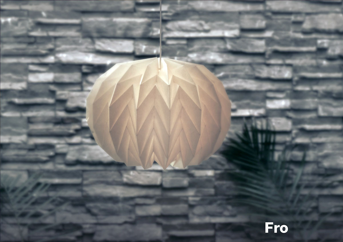 Paper lamps，furniture，Lighting，product design，