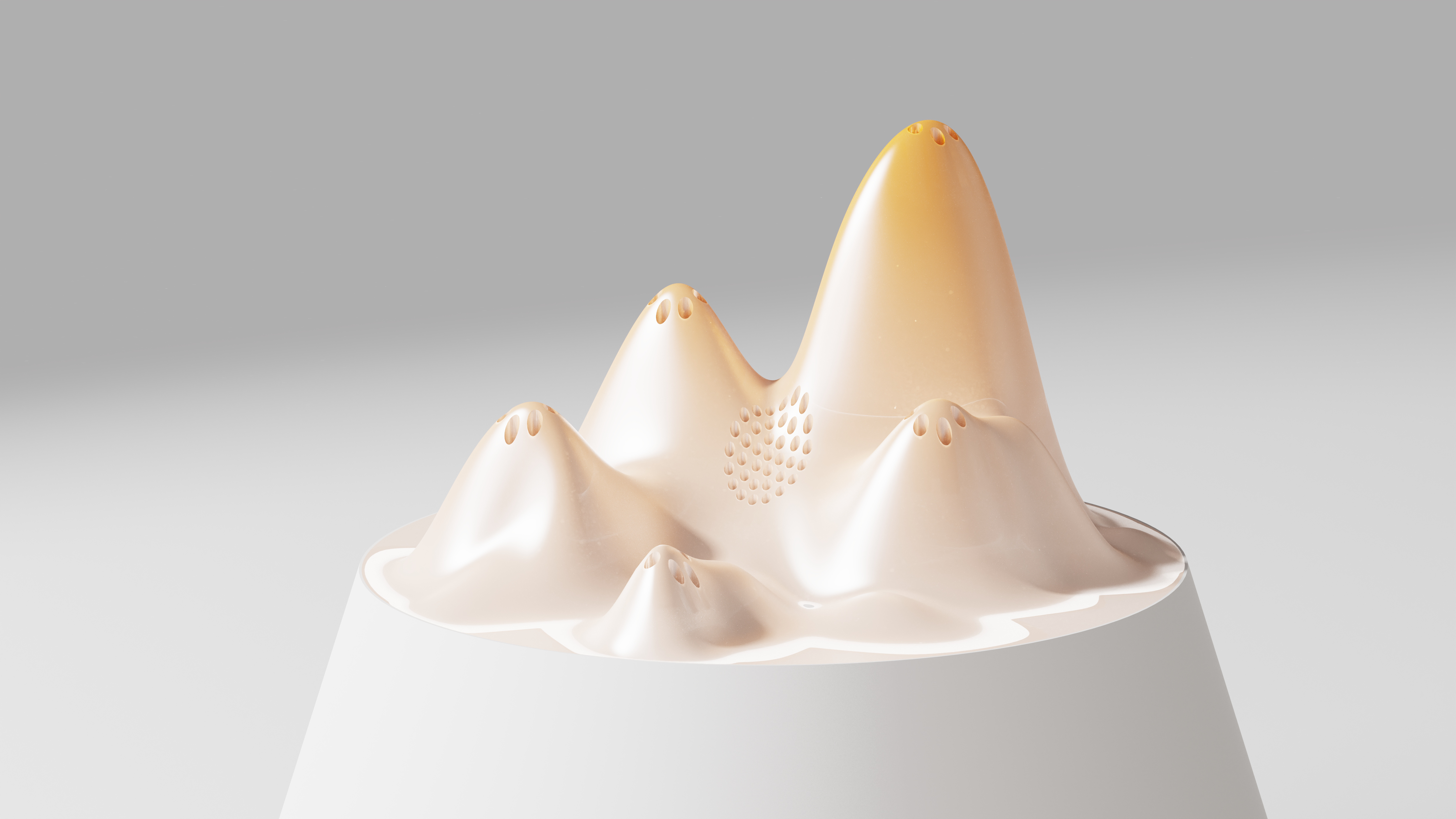 Cultural creation，Snow Mountain，Rizhao Jinshan，Souvenirs，Night light，