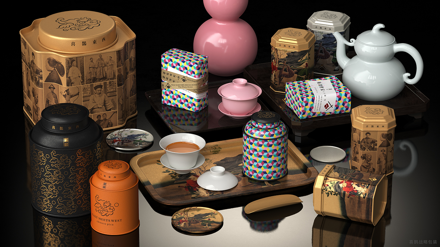 packing design，Tea packaging，