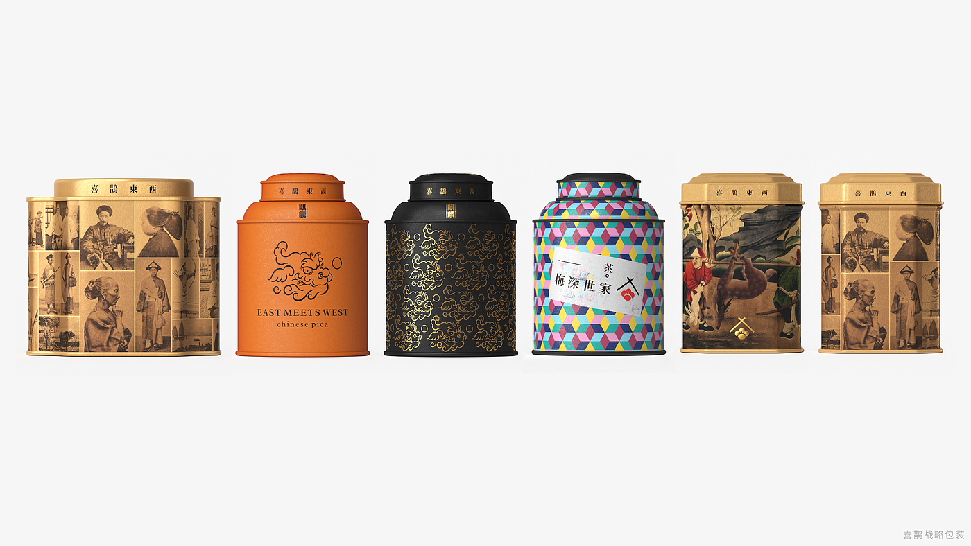 packing design，Tea packaging，