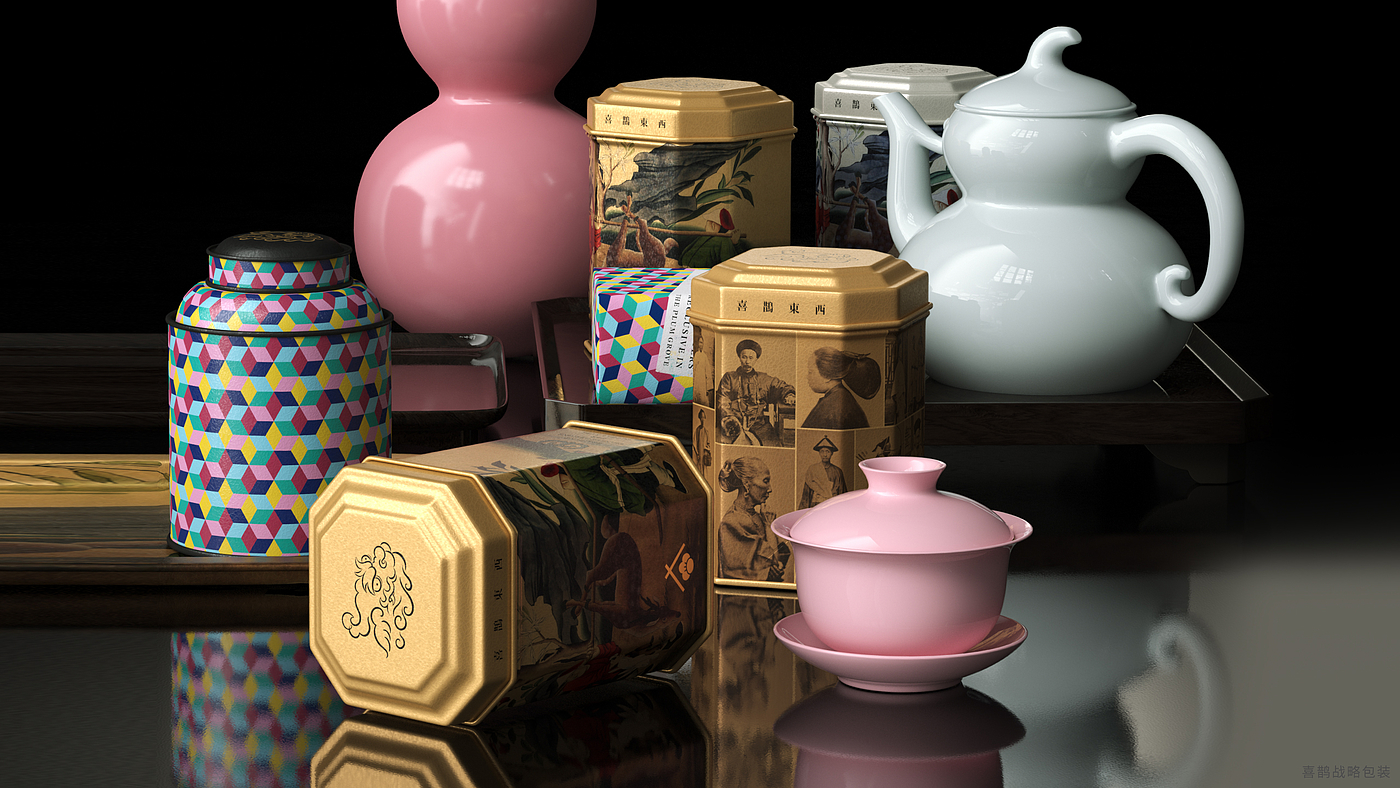 packing design，Tea packaging，