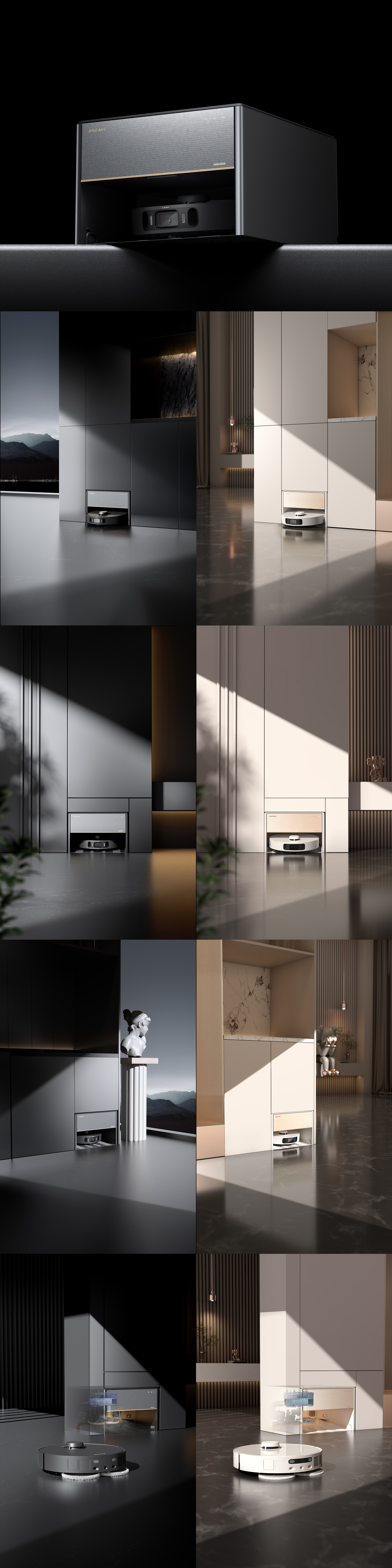 Product renderings，sweeping machine，cgi，Realistic rendering，embedded sweeper，Pursuit，