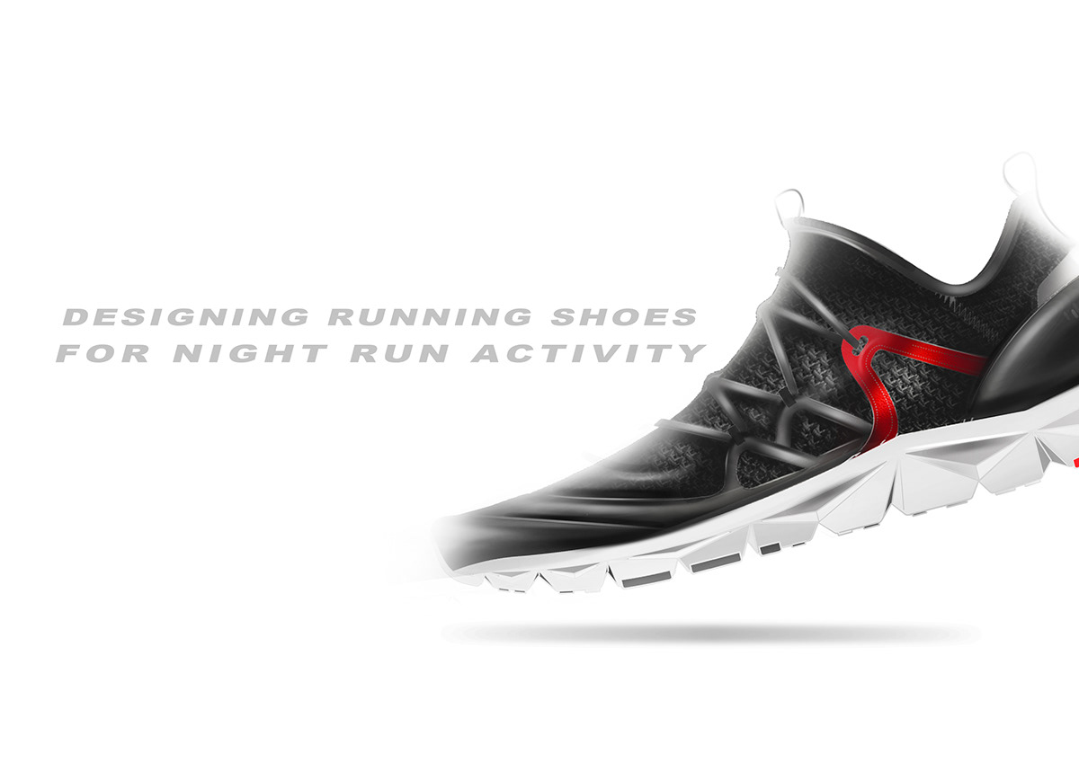 Running shoes，shoes，product design，industrial design，