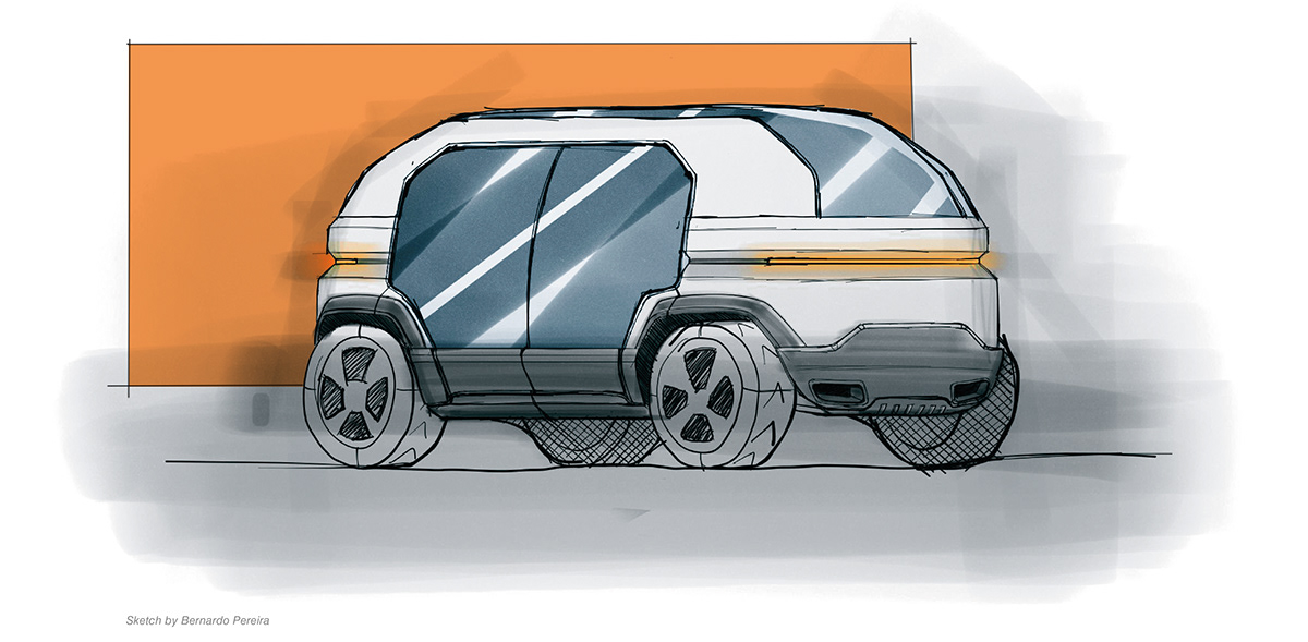 CROSSER V1，product design，concept，automobile，modularization，