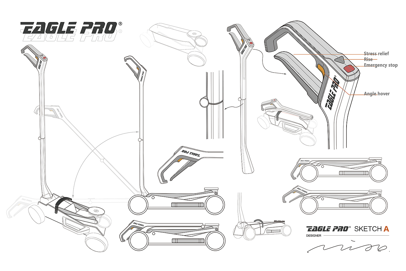 lifting jack，Electric tool，industrial design，product design，Household products，