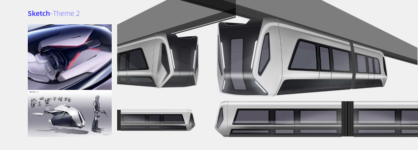 rail transit，Design Ghost，