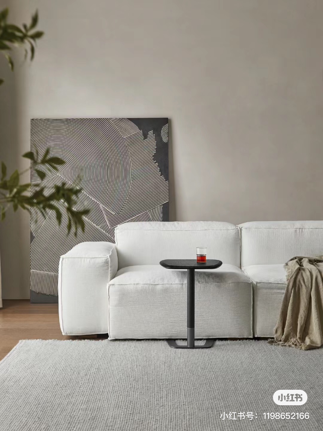 Side table，Italian style，Light luxury，solid wood，