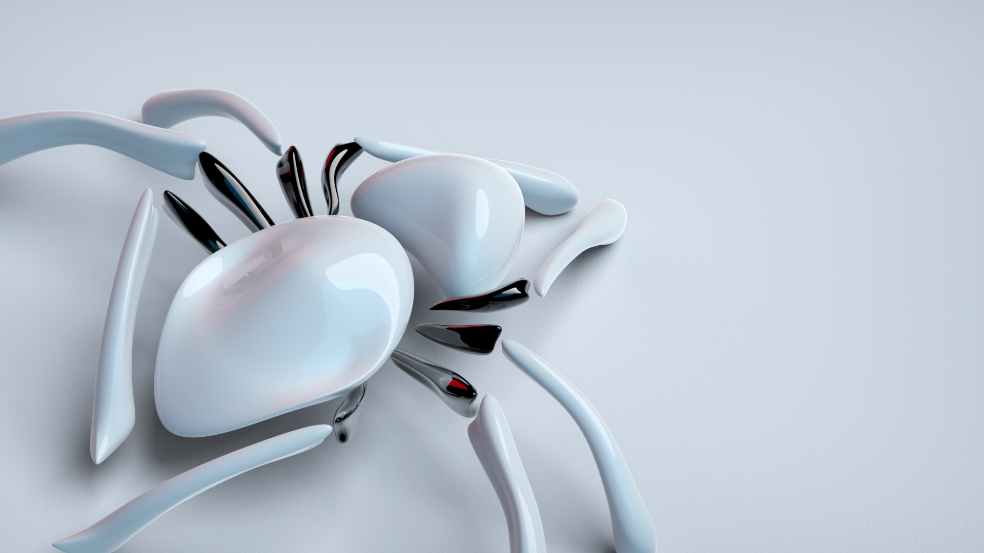 Sense of future，Sense of science and technology，streamline，High-end, automotive, rendering，Cute, simple, cute, creative, cartoon，Smart Home, Concept Design, AIGC, Industrial Design，Product design, digital intelligence, portfolio, animation, general image，Spider ornaments，