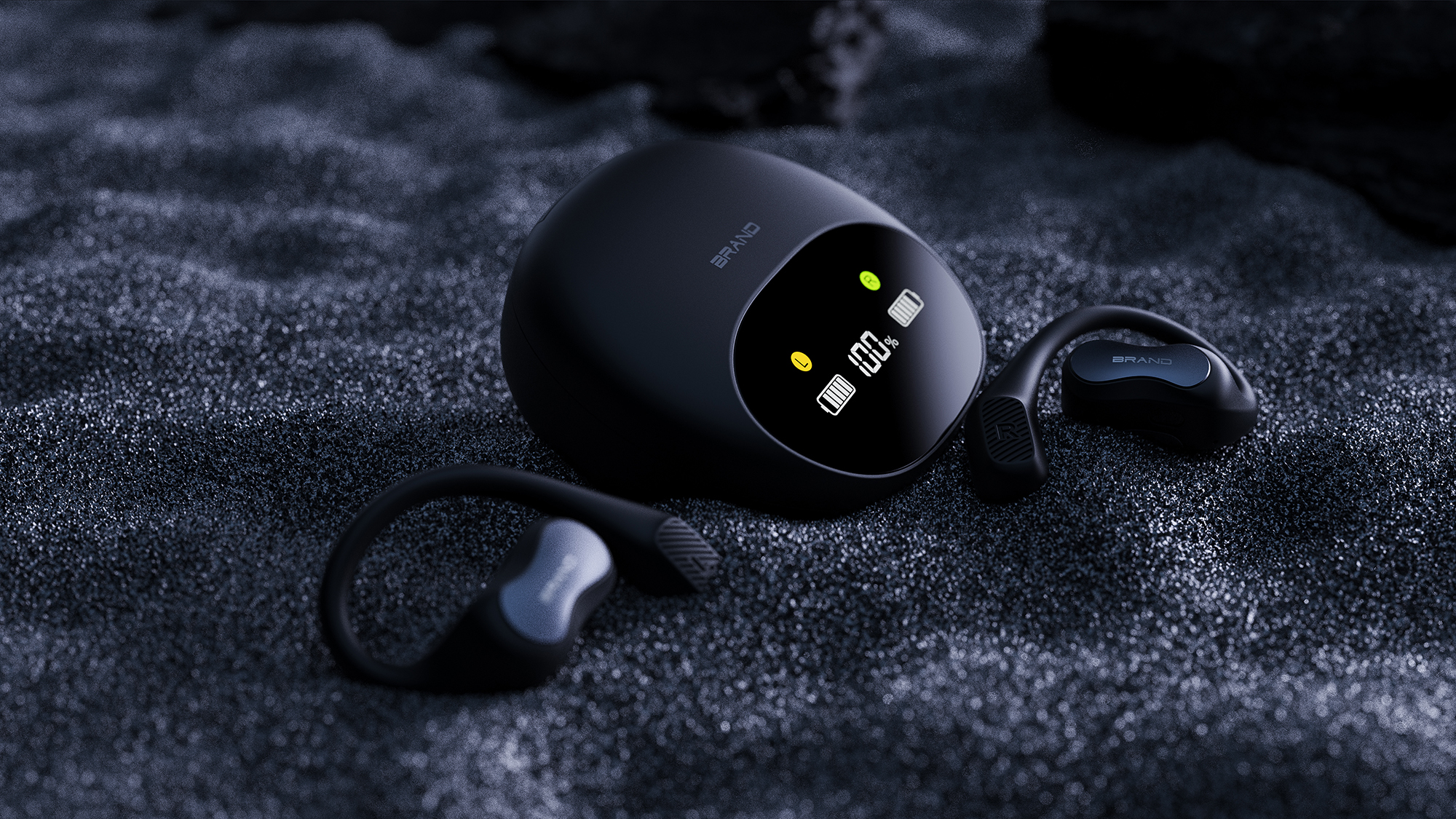 Bluetooth bone conduction headset design, headset design，