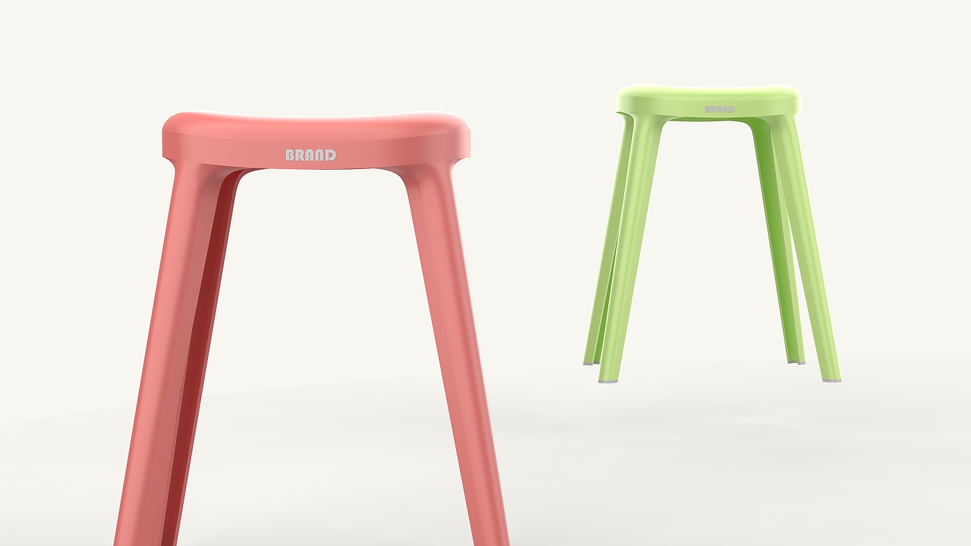 Plastic stool，Seat design，stool，Dopamine color matching，Home stool，Multicolor design，