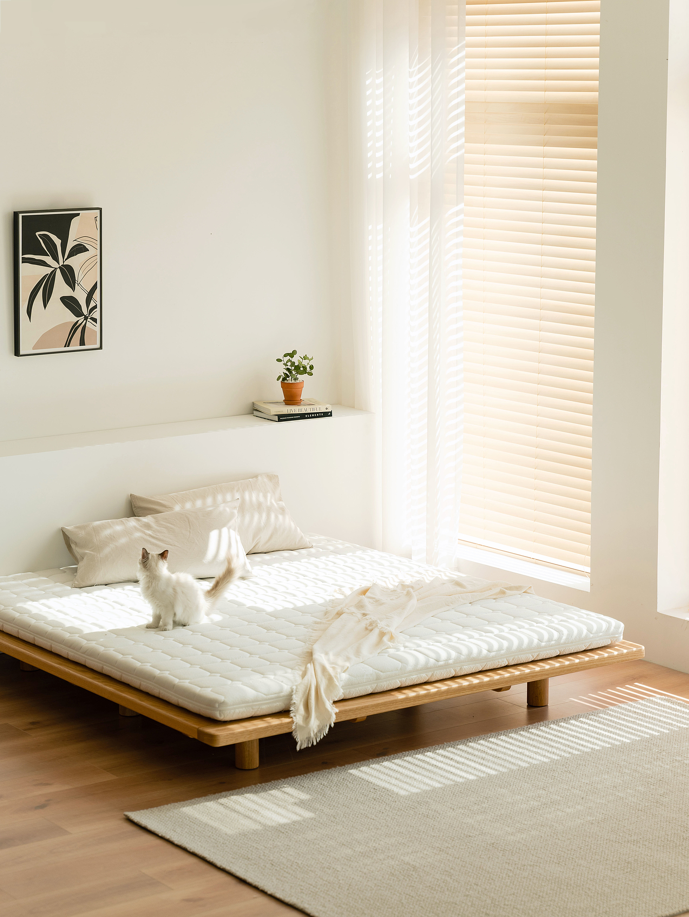furniture design ，Residential Furniture，Solid wood furniture，Solid wood bed，Original design，
