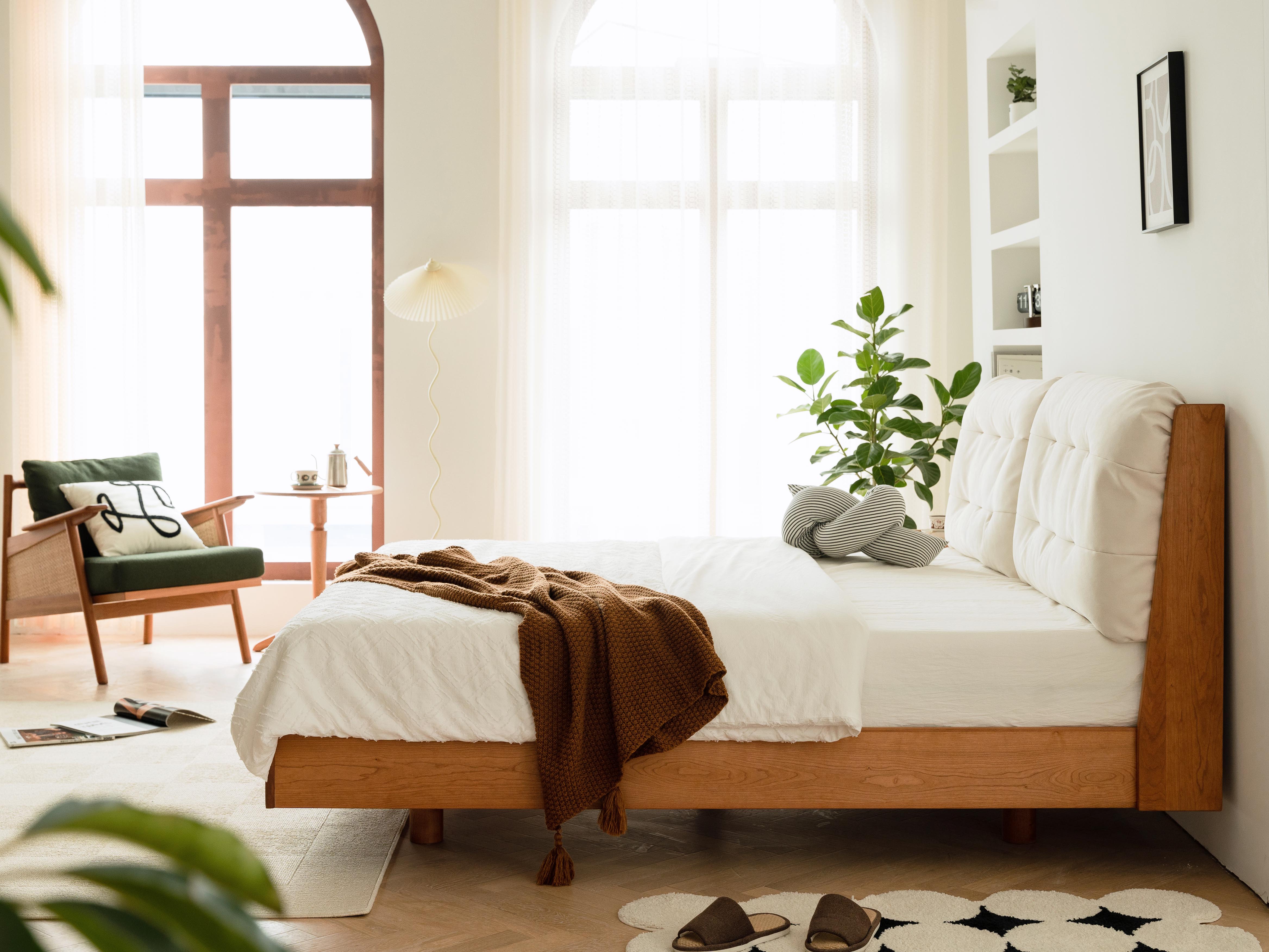 Residential Furniture，Solid wood bed，furniture design ，Original design，Solid wood furniture，