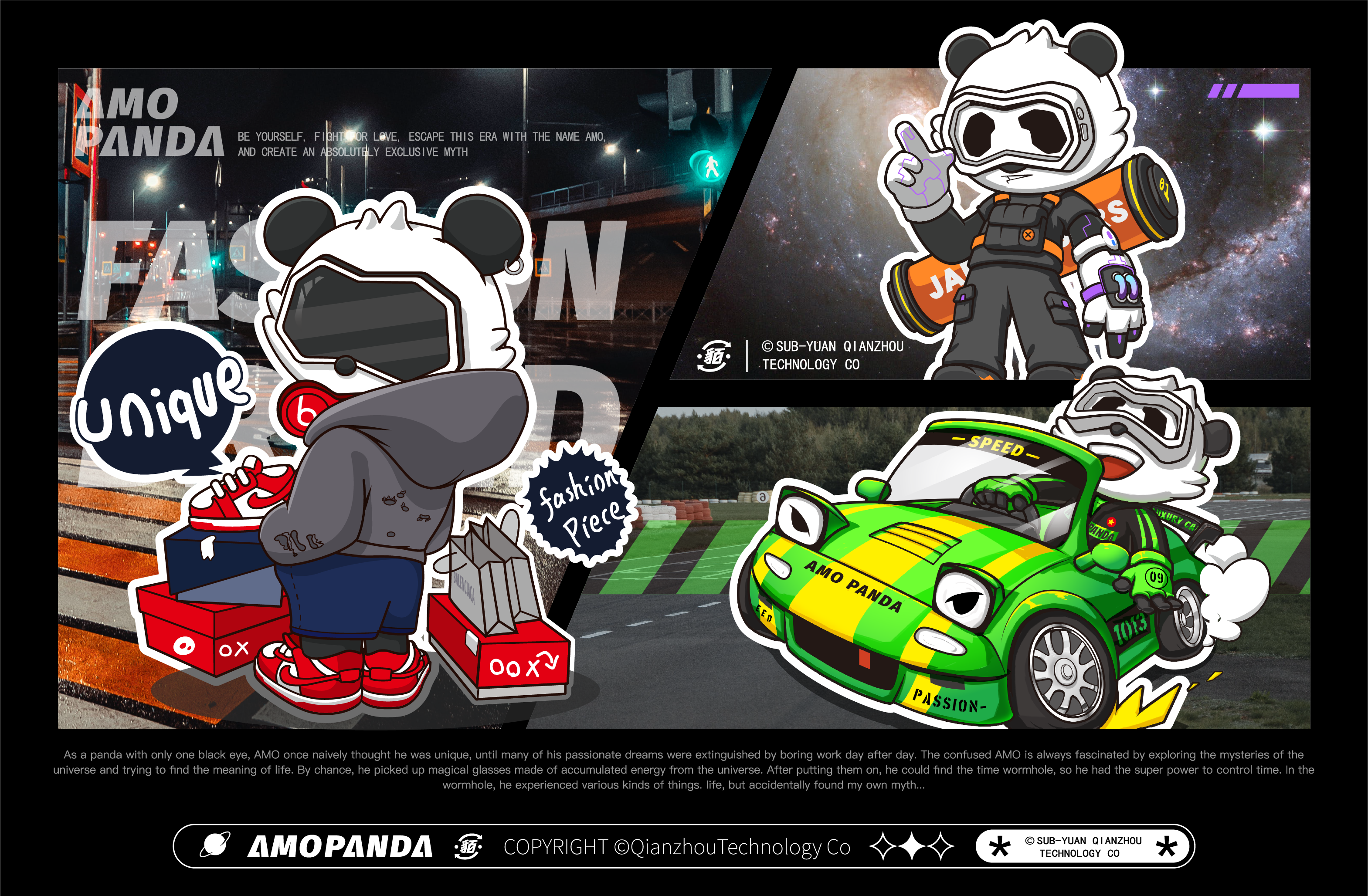 Tide play，Panda IP，IP Design，Trendy design，mascot design ，Toys，Toy design，industrial design，