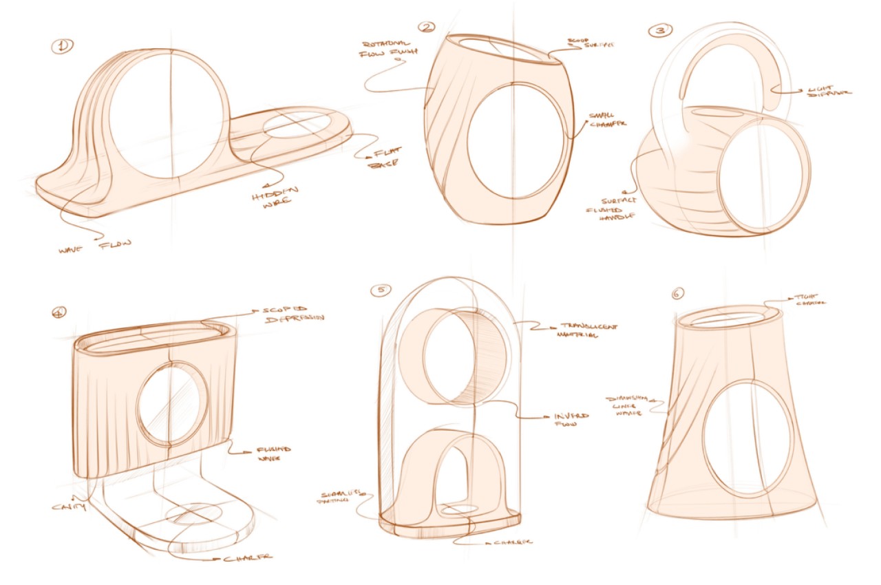 wireless charger ，Clock design，Spirit Reminder，alarm clock，